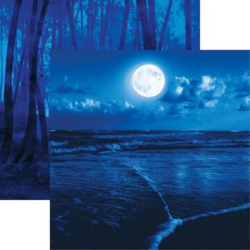 Blue World Double-Sided Cardstock 12"X12" Midnight Blue