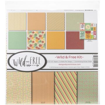 Reminisce Collection Kit 12"X12" Wild & Free
