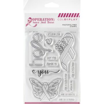 ColorPlay Photopolymer Stamp Operation Save 2nd Base