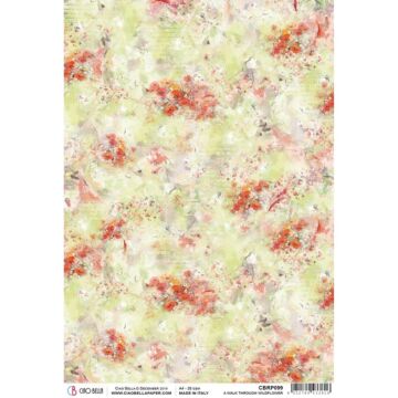 Ciao Bella Rice Paper Sheet A4 A Walk Through Wildflower