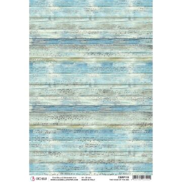 Ciao Bella Rice Paper Sheet A4 The Voice Of The Sea, Sound Of Summer