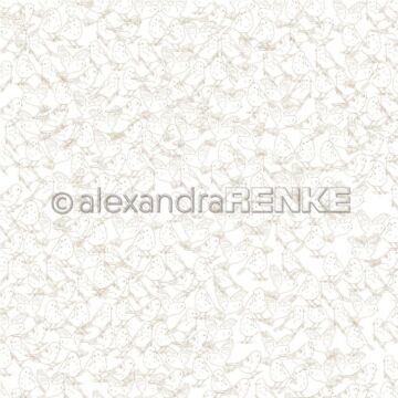 Alexandra Renke Calm Spring Design Paper 12"X12" Spring Birds Background