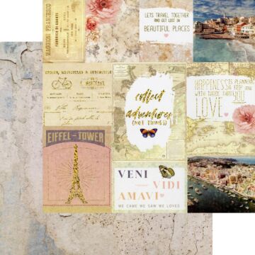 Capri Double-Sided Cardstock 12"X12" Sorrento