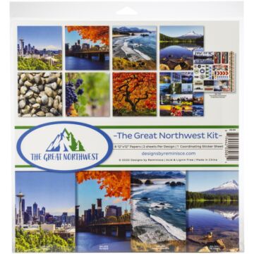 Reminisce Collection Kit 12"X12" The Great Northwest