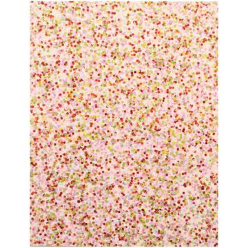 American Crafts Chunky Glitter Specialty Paper 8.5"X11" Strawberry
