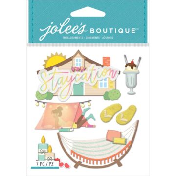 Jolee's Boutique Themed Embellishments 7/Pkg Staycation