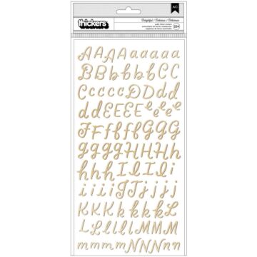 Maggie Holmes Marigold Thickers Stickers 224/Pkg Delightful Alpha/Puffy