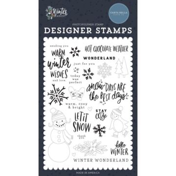 Carta Bella Stamps Warm Winter Wishes