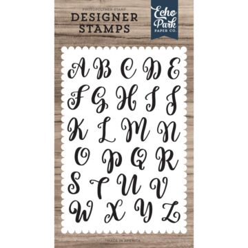 Echo Park Alphabet Stamps Rosie Uppercase