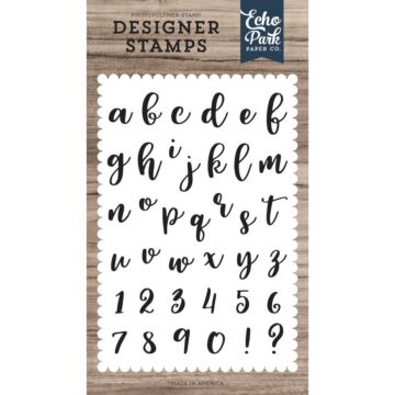Echo Park Alphabet Stamps Rosie Lowercase