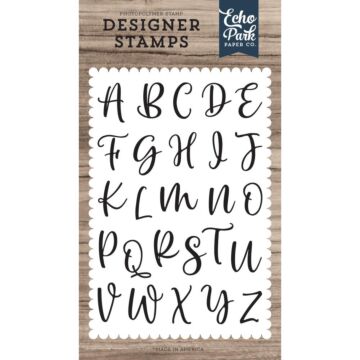 Echo Park Alphabet Stamps Kaitlin Uppercase