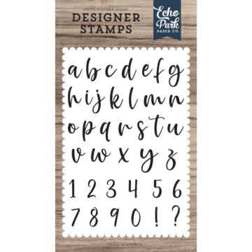 Echo Park Alphabet Stamps Kaitlin Lowercase