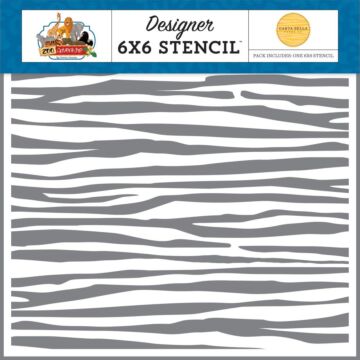Carta Bella Paper - Zoo Adventure Collection - 6" x 6" Stencil - Tiger