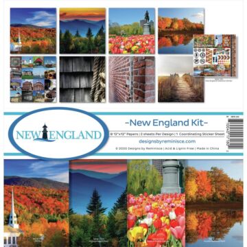 Reminisce Collection Kit 12"X12" New England