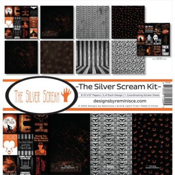 Reminisce Collection Kit 12"X12" The Silver Scream