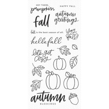 My Favorite Things Clear Stamps 4"X8" Autumn Blessings