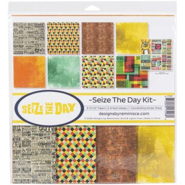 Reminisce Collection Kit 12"X12" Seize The Day