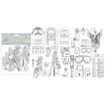 Stamperia Clear Die-Cuts Lady Vagabond