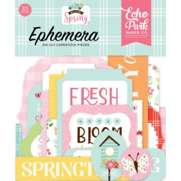 Echo Park Cardstock Ephemera 33/Pkg Welcome Spring