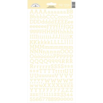 Doodlebug My Type Cardstock Stickers 6"X13"-Bumblebee