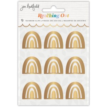 Jen Hadfield Reaching Out Metal Clips Rainbow