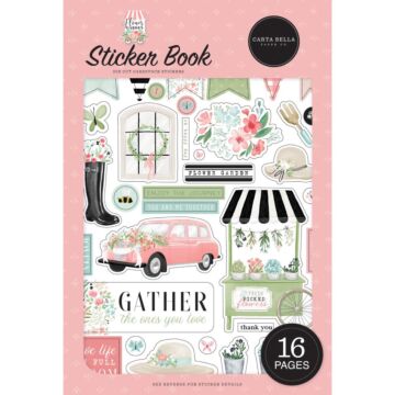 Carta Bella Sticker Book Flower Garden