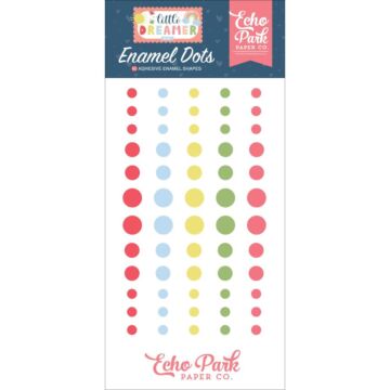 Echo Park Adhesive Enamel Dots 60/Pkg Little Dreamer Girl