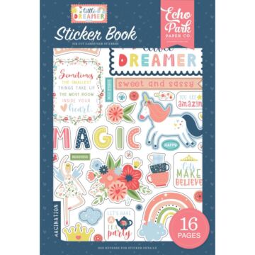Echo Park Sticker Book Little Dreamer Girl