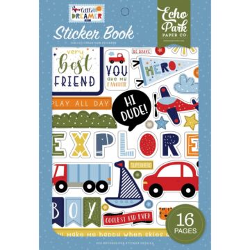 Echo Park Sticker Book Little Dreamer Boy