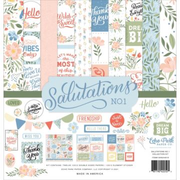 Echo Park Collection Kit 12"X12" Salutations No. 1
