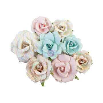 Prima Marketing Mulberry Paper Flowers Stardust/Magic Love