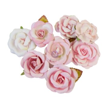 Prima Marketing Mulberry Paper Flowers Pink Dreams/Magic Love