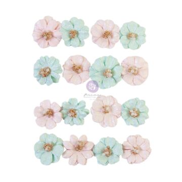 Prima Marketing Mulberry Paper Flowers Lovely Heart/Magic Love