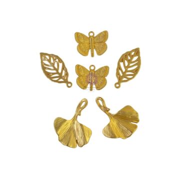 Nature Lover Metal Charms 6/Pkg