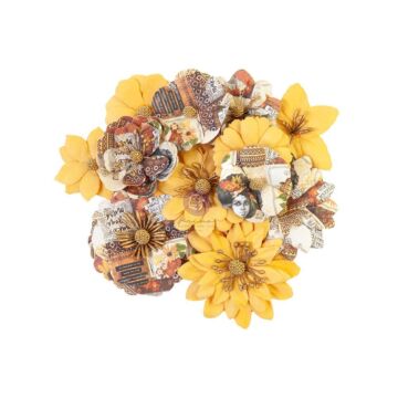 Prima Marketing Mulberry Paper Flowers Colorful Beauty/Diamond