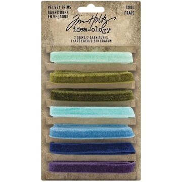 Idea-Ology Velvet Trims 7/Pkg Cool