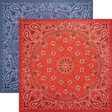 Paper House Double-Sided Cardstock 12"X12" Bandana