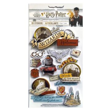 Paper House 3D Stickers Harry Potter Watercolors