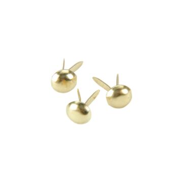 Creative Impressions Mini Metal Paper Fasteners 3mm 100/Pkg Round - Gold