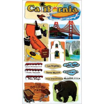 Jolee's Boutique Dimensional Stickers California