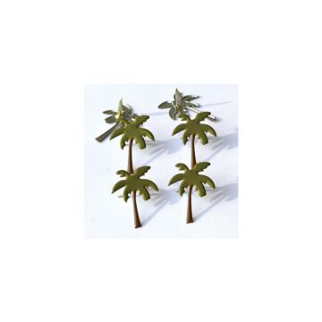 Eyelet Outlet Shape Brads 12/Pkg Palm Trees #2