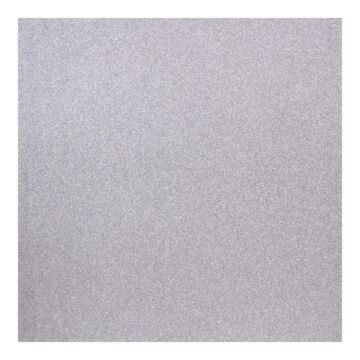American Crafts 12X12 POW! Glitter Cardstock, Silver