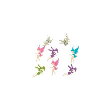 Eyelet Outlet Shape Brads 12/Pkg Fairy