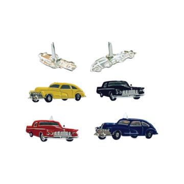 Eyelet Outlet Shape Brads 12/Pkg Classic Car