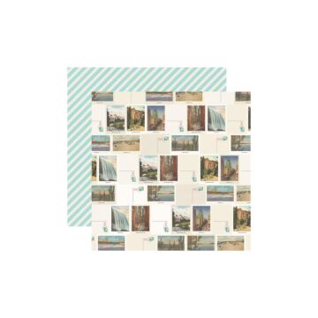 Simple Stories Going Places Double-Sided Cardstock 12"X12" Let's Get Lost