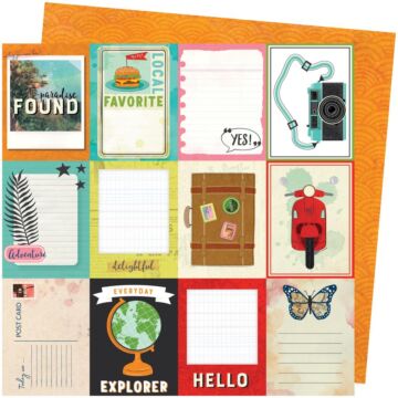 Vicki Boutin Let's Wander Double-Sided Cardstock 12"X12" Wish You Were Here