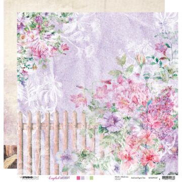 Studio Light English Garden Double-Sided Cardstock 12"X12" NR. 57