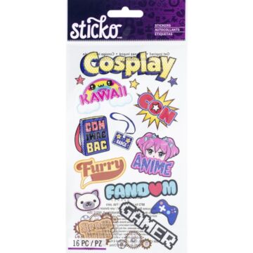 Sticko Stickers Con (cosplay)