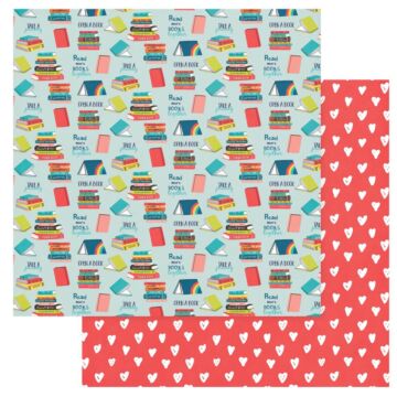 PhotoPlay - We Can Just Stay Home Double-Sided Cardstock 12"X12" Read A Book