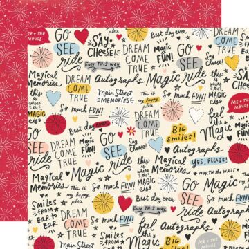 Say Cheese Main Street Double-Sided Cardstock 12"X12" Here We Go